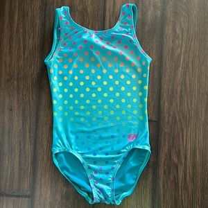 GK Stars CM Polka Dot Leotard